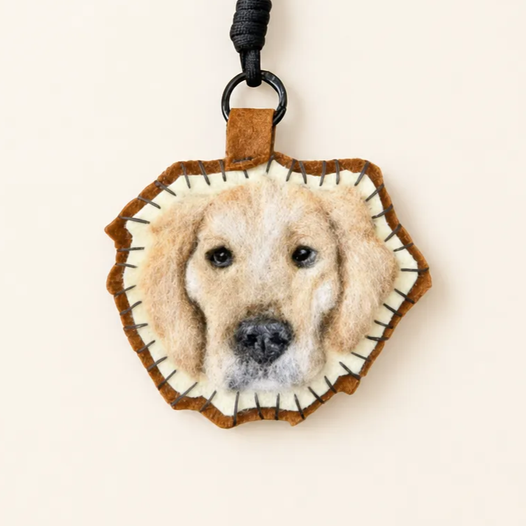 Custom Pet Needle Felted Keychain