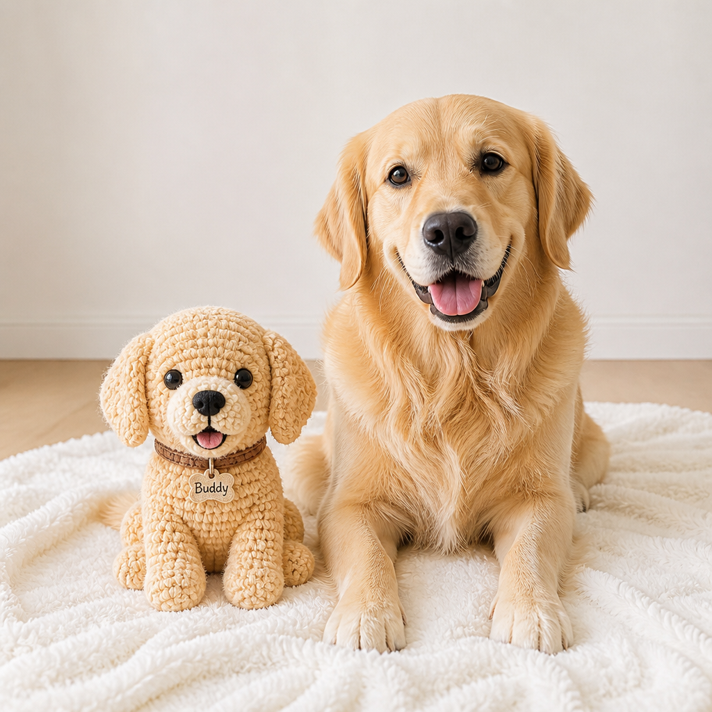 Custom Crochet Pet Plush Doll