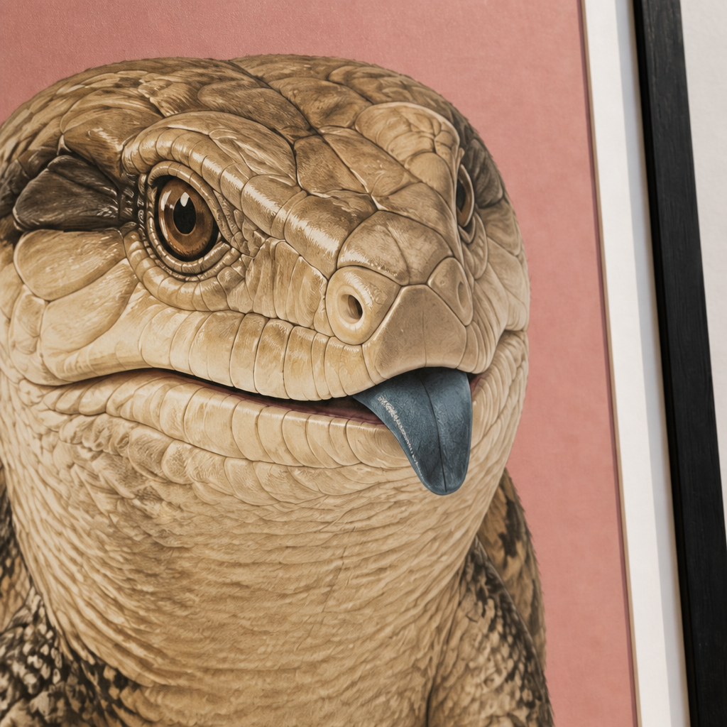 Custom AI Pet Portrait with Frame