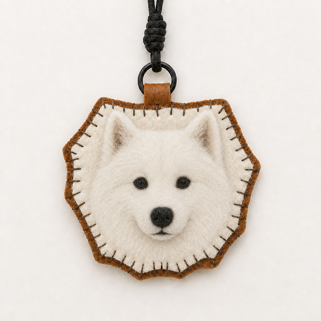 Custom Pet Needle Felted Keychain