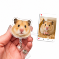 Custom Pet Acrylic Retractable Badge Reel